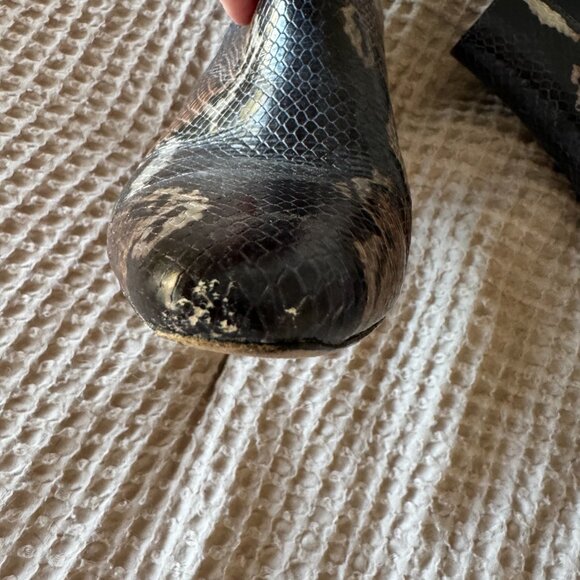 Donald Pliner Laila Round Toe Snake-Embossed boot - Picture 8 of 16